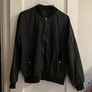 Oversized Bomber Jacket